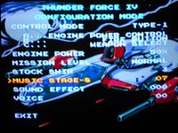une photo d'Ã©cran de Thunder Force 4 sur Sega Megadrive
